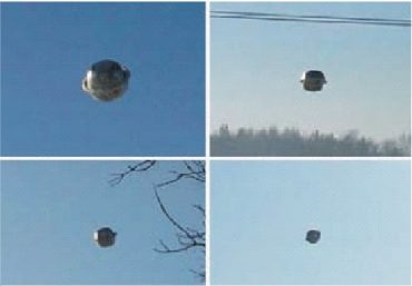 Tyto snímky UFO byly pořízeny v Polsku