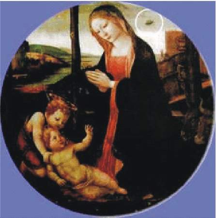16a) Madonna so Svätým Giovanninom a UFO